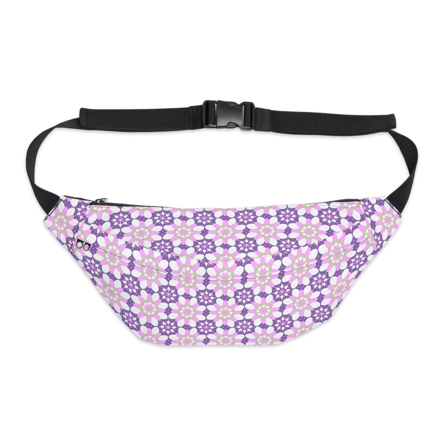 Pink Green & Purple Belt Bag, Fanny Pack, Sling Pack