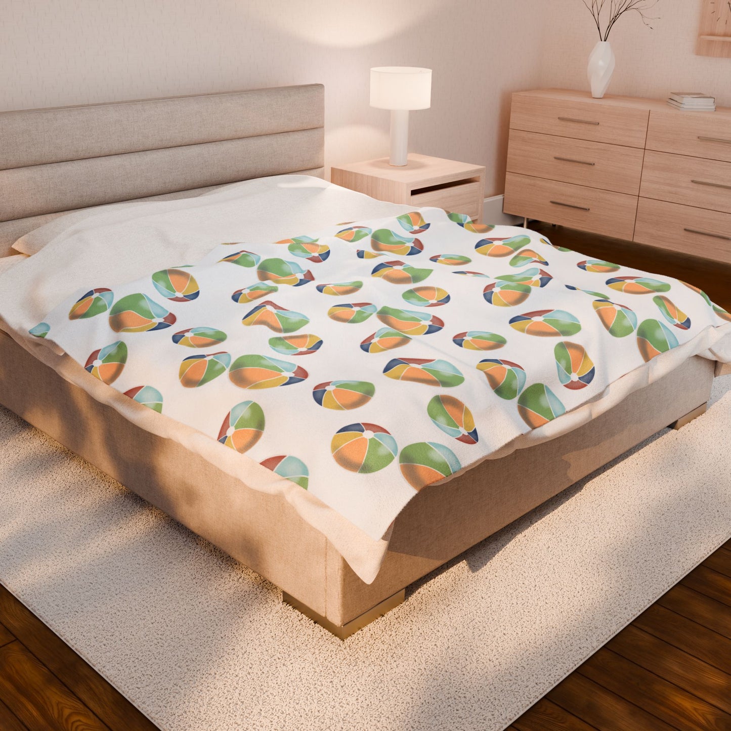 Beach Ball Blanket-Summer beach days