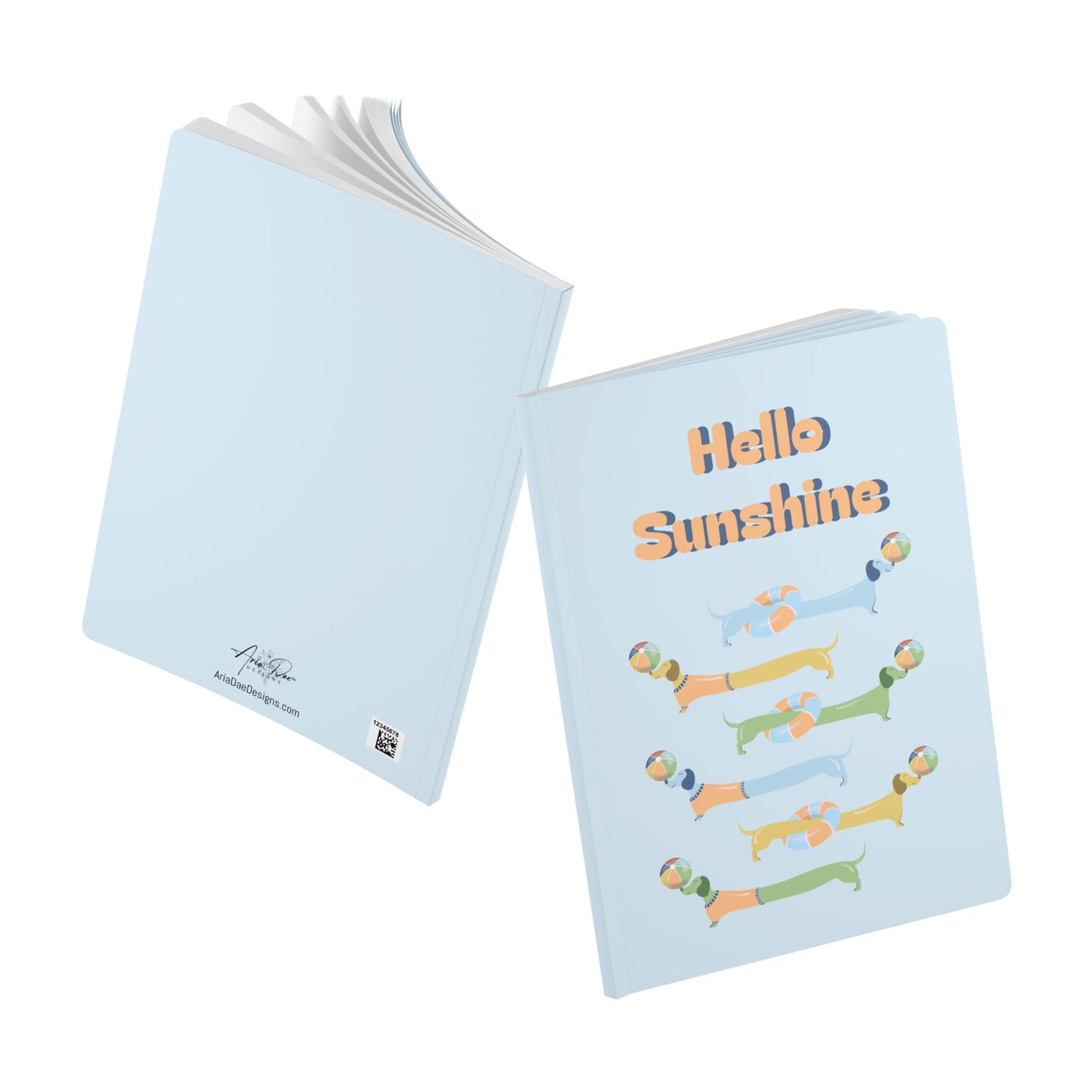 Hello Sunshine Softcover Journal- Doxie