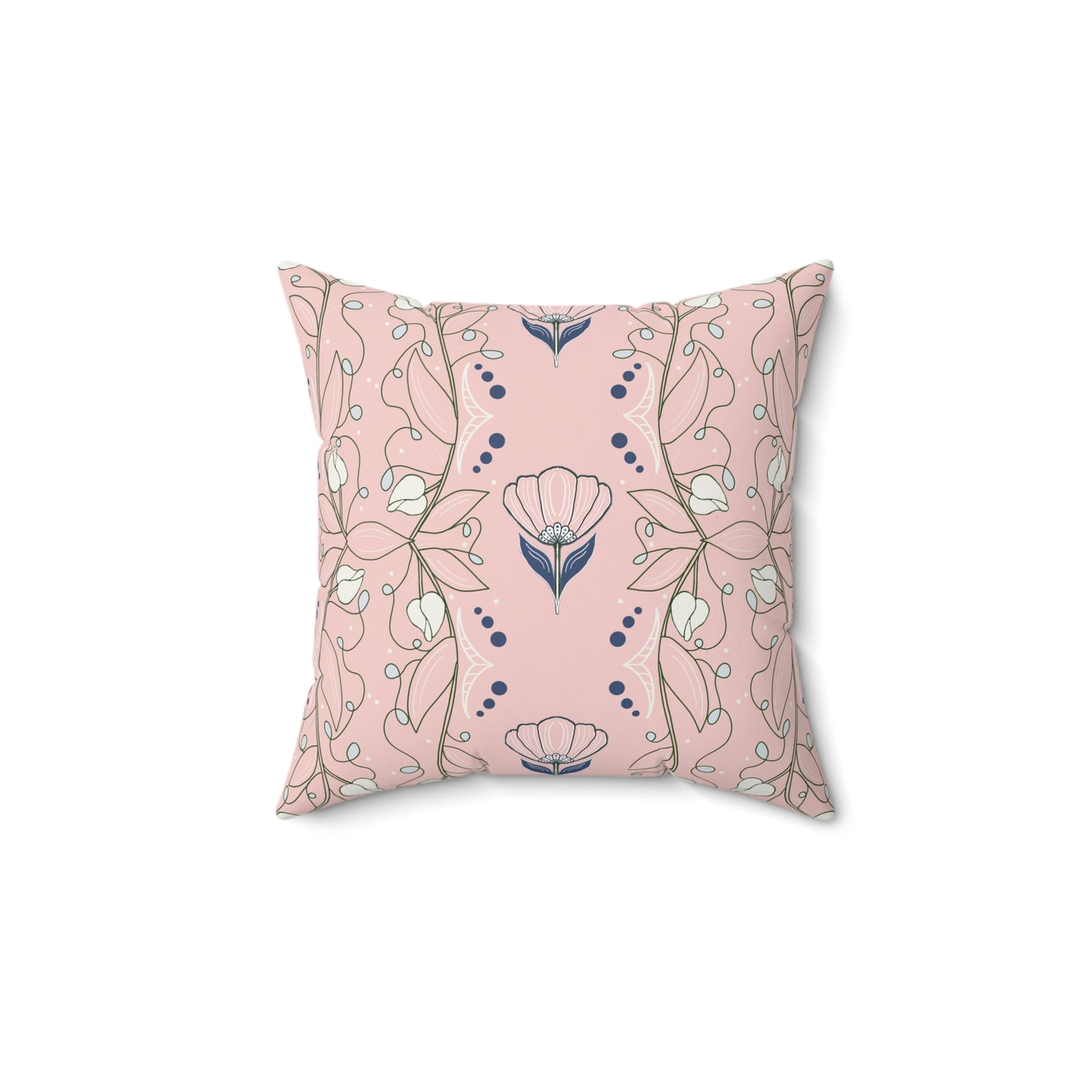 Pink Square Pillow