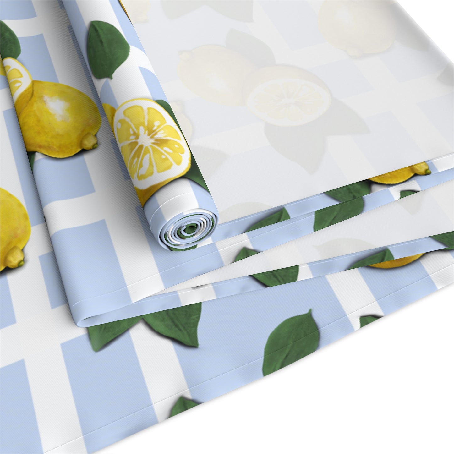 Lemonade Delight Table Runner - Vibrant Cotton/Poly Home Décor for Summer Gatherings