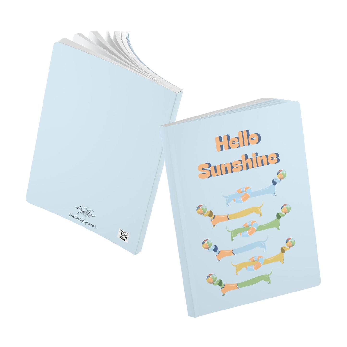 Hello Sunshine Softcover Journal- Doxie