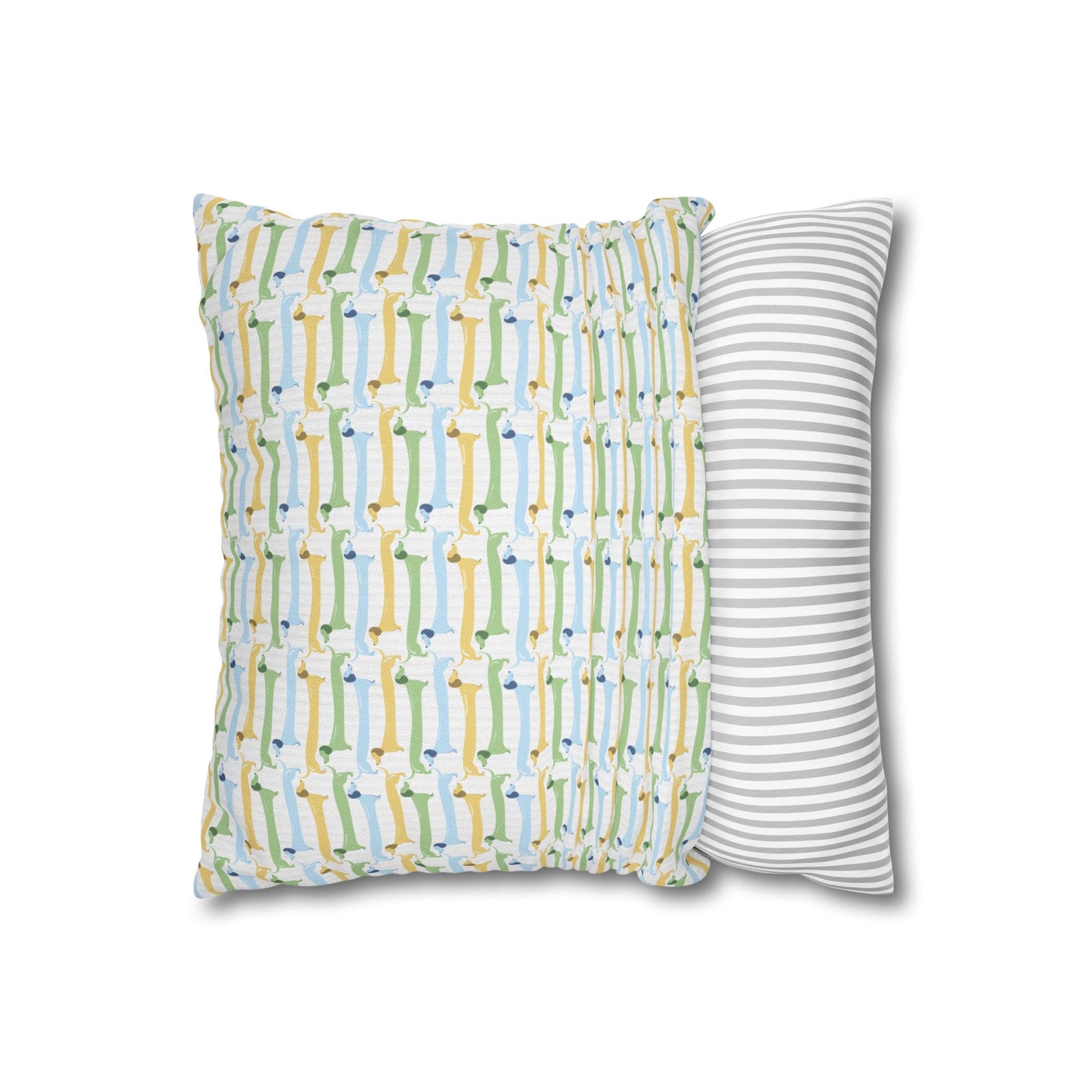 Square Pillowcase - Doxie in the Sun Design