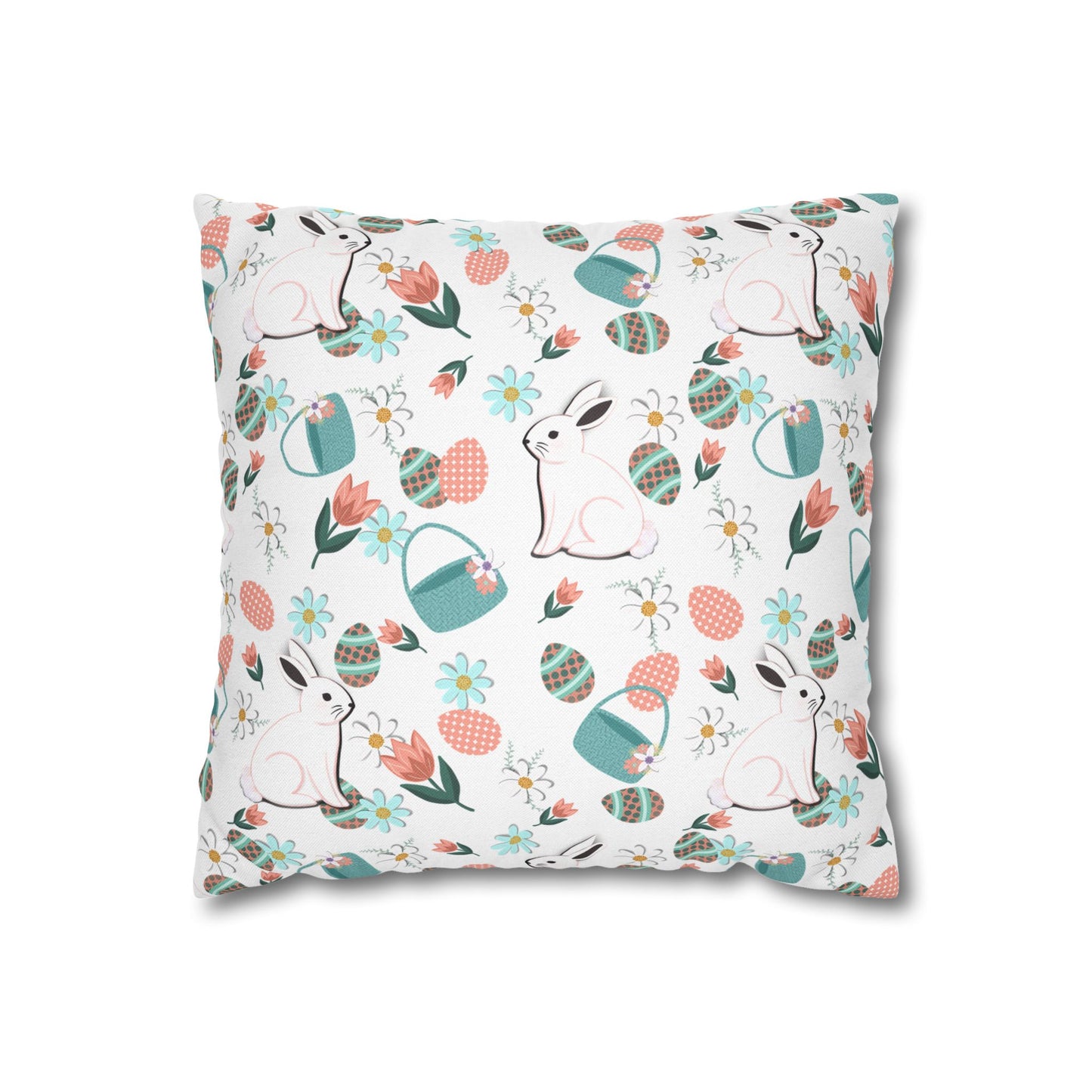 Easter Bunny Pillowcase Cover