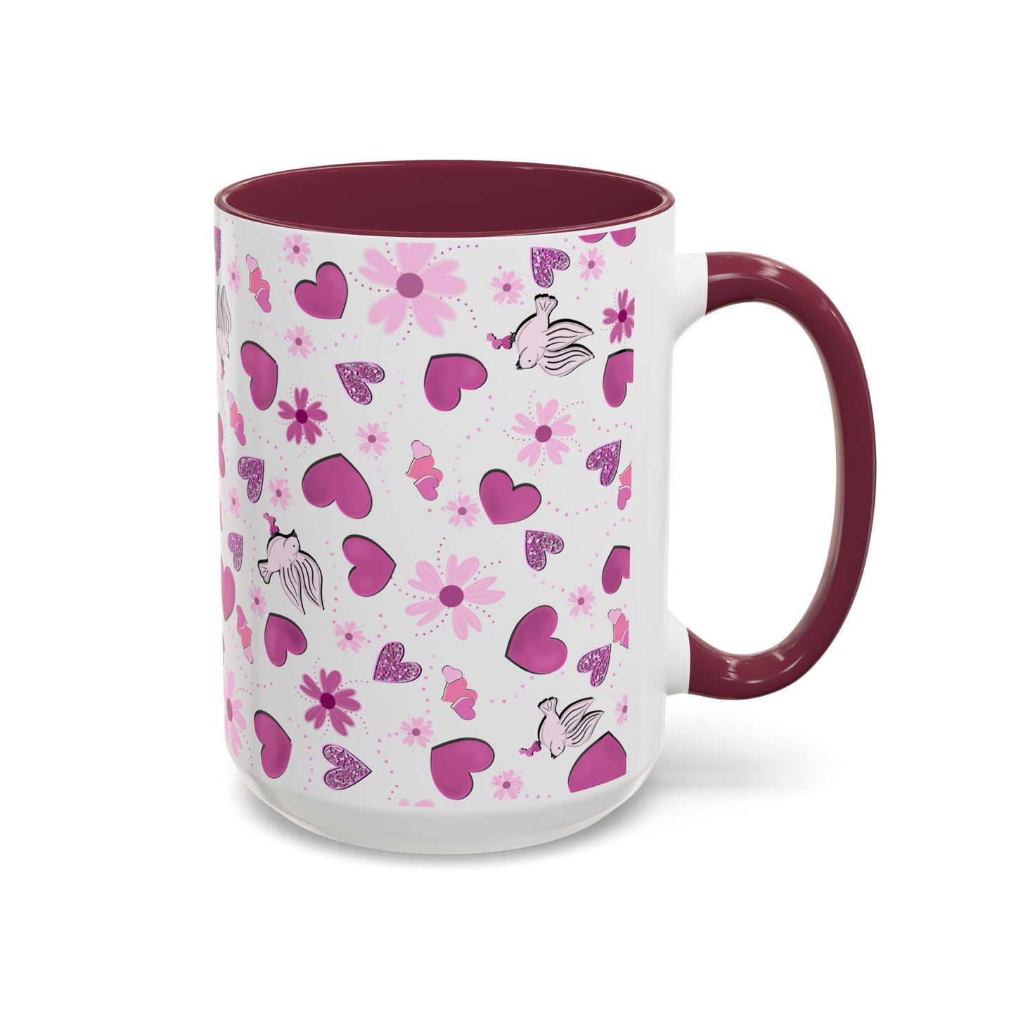 Colorful Valentine's Day Mug (11oz, 15oz)