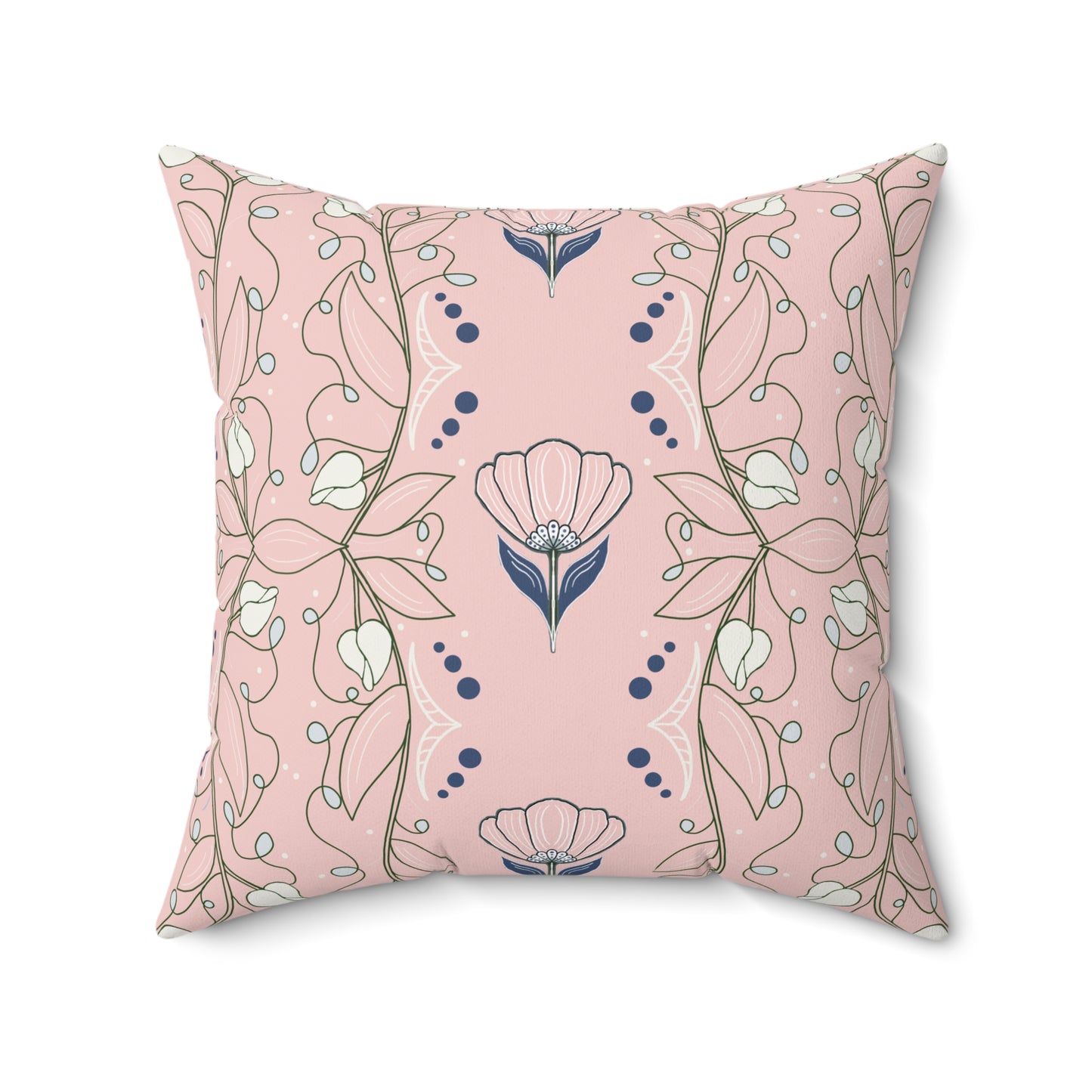 Pink Square Pillow