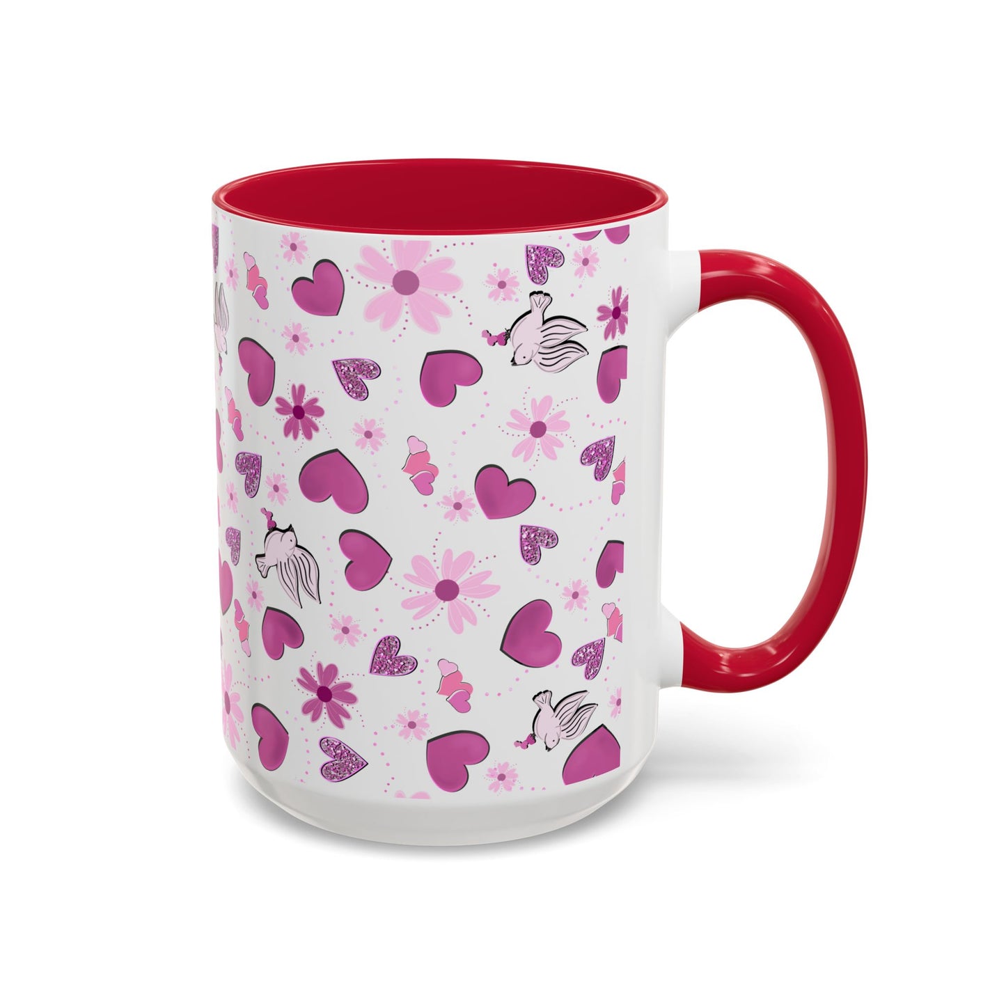 Colorful Valentine's Day Mug (11oz, 15oz)