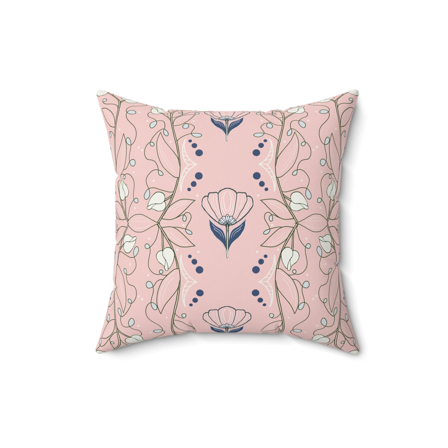 Pink Square Pillow
