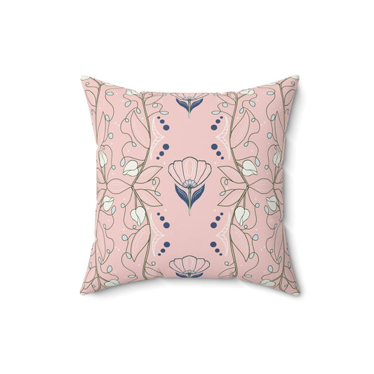 Pink Square Pillow