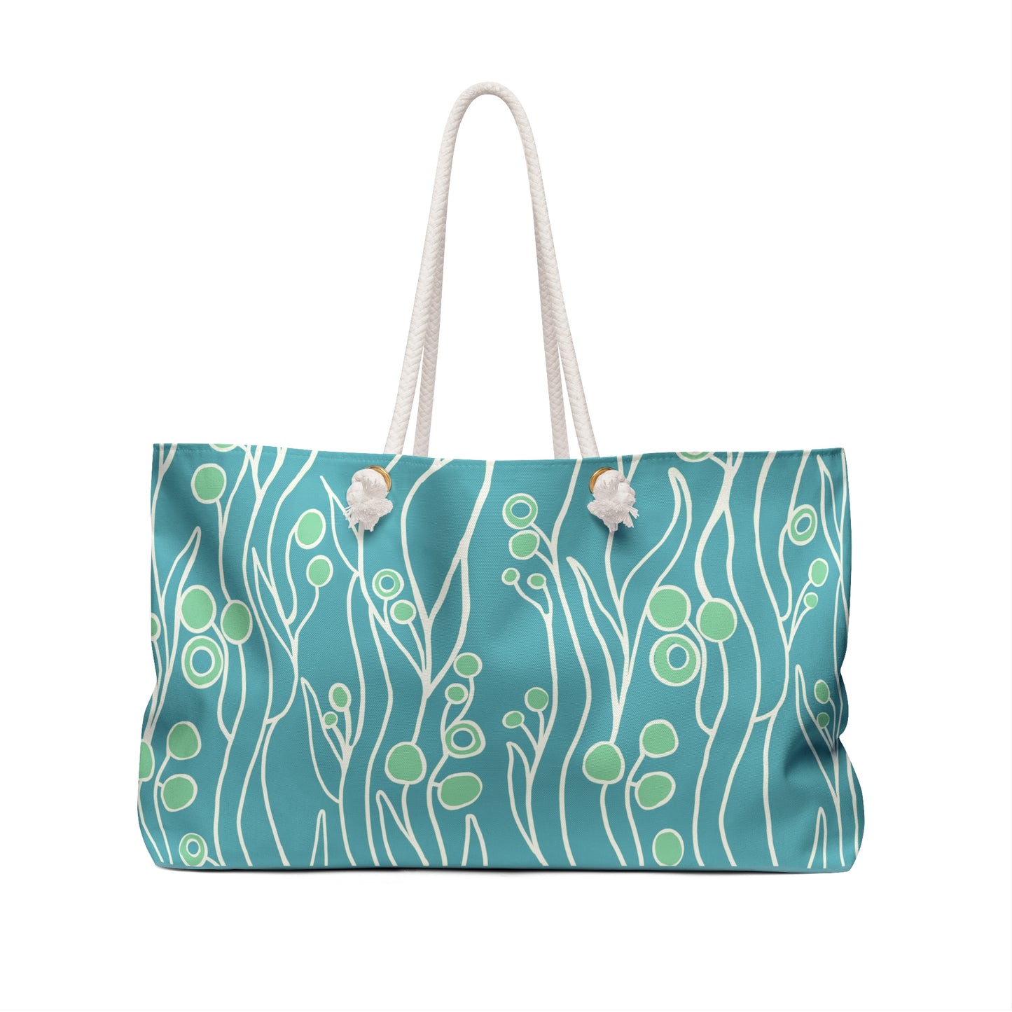 Teal Large Tote Bag