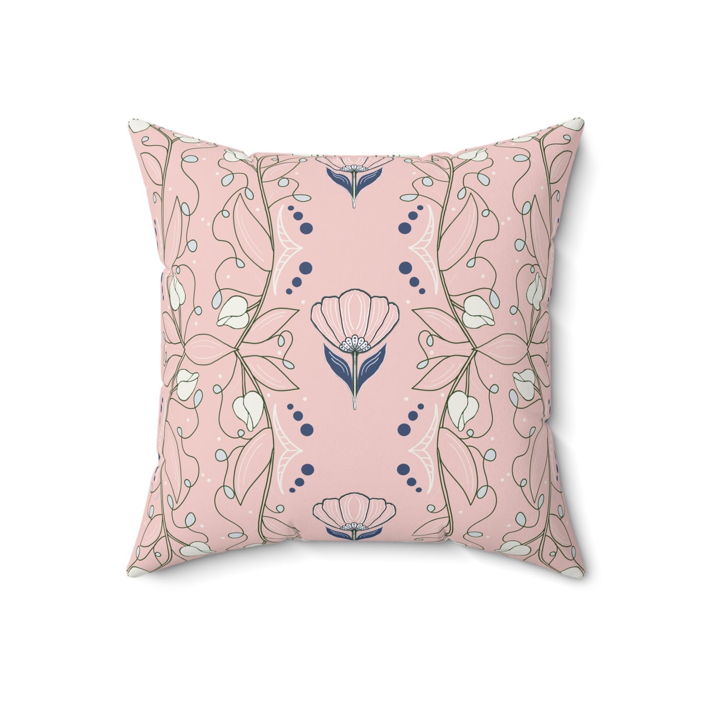 Pink Square Pillow
