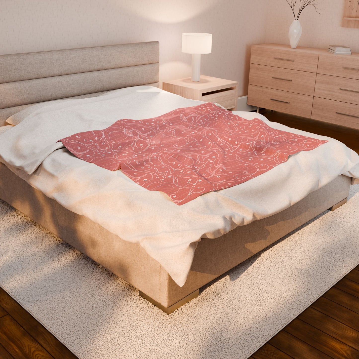 Pink Throw Blanket
