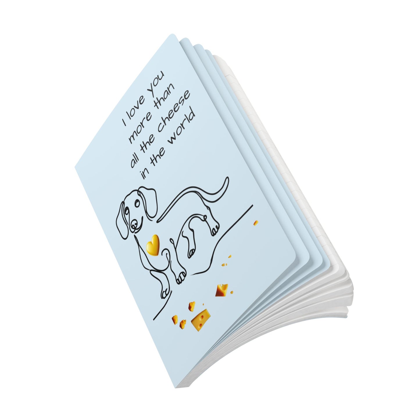 Love You More than Cheese Softcover Journal