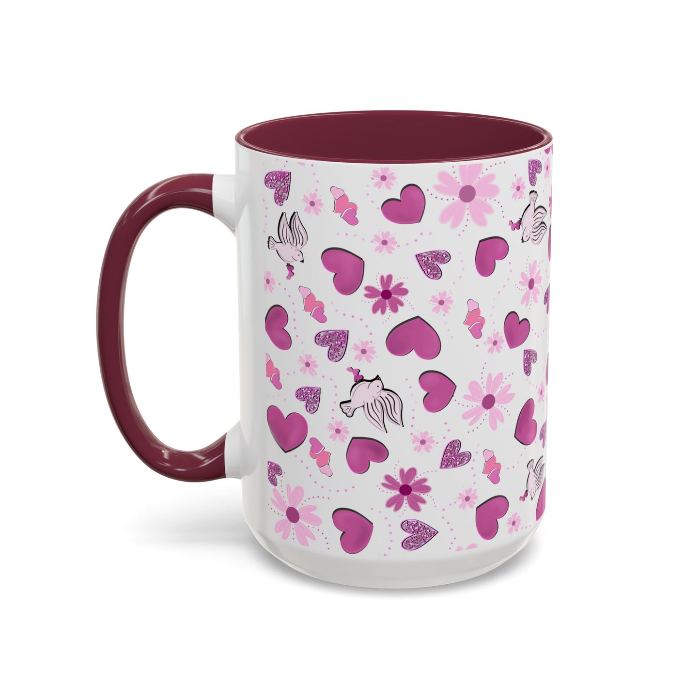 Colorful Valentine's Day Mug (11oz, 15oz)