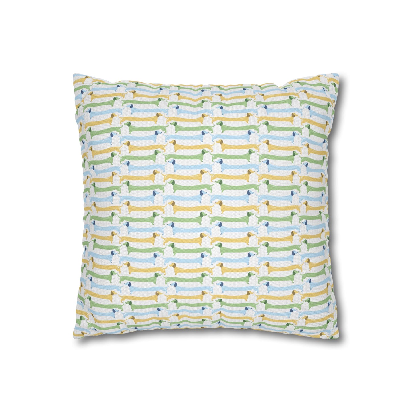 Square Pillowcase - Doxie in the Sun Design