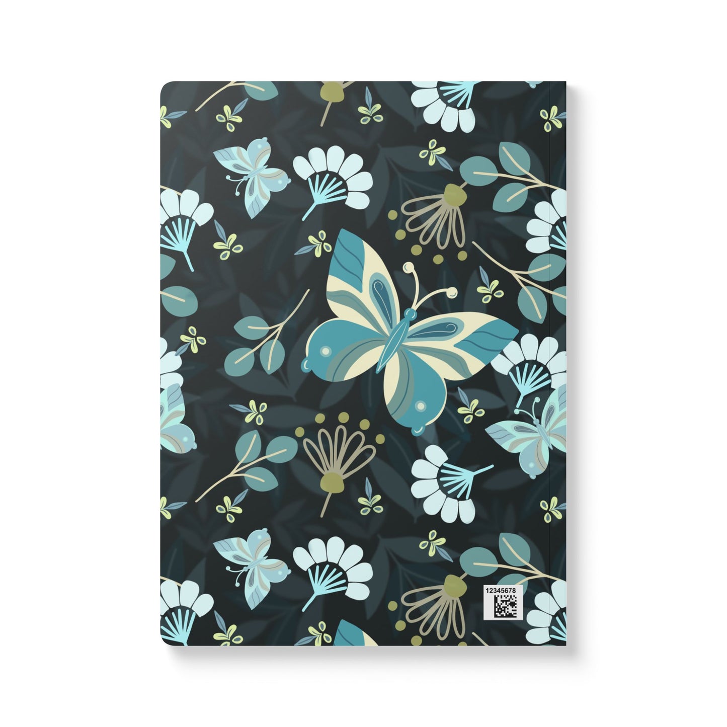 Butterfly Journal - Teal, blues, black