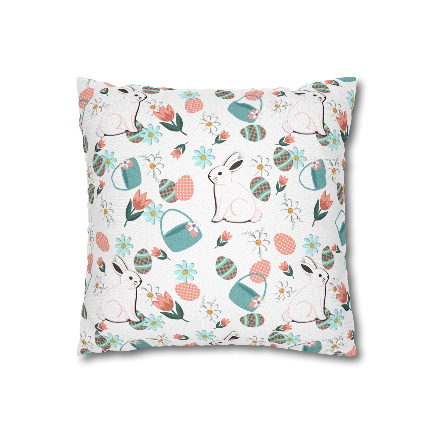 Easter Bunny Pillowcase Cover