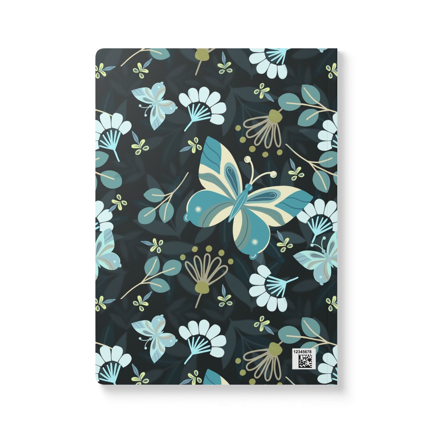Butterfly Journal - Teal, blues, black