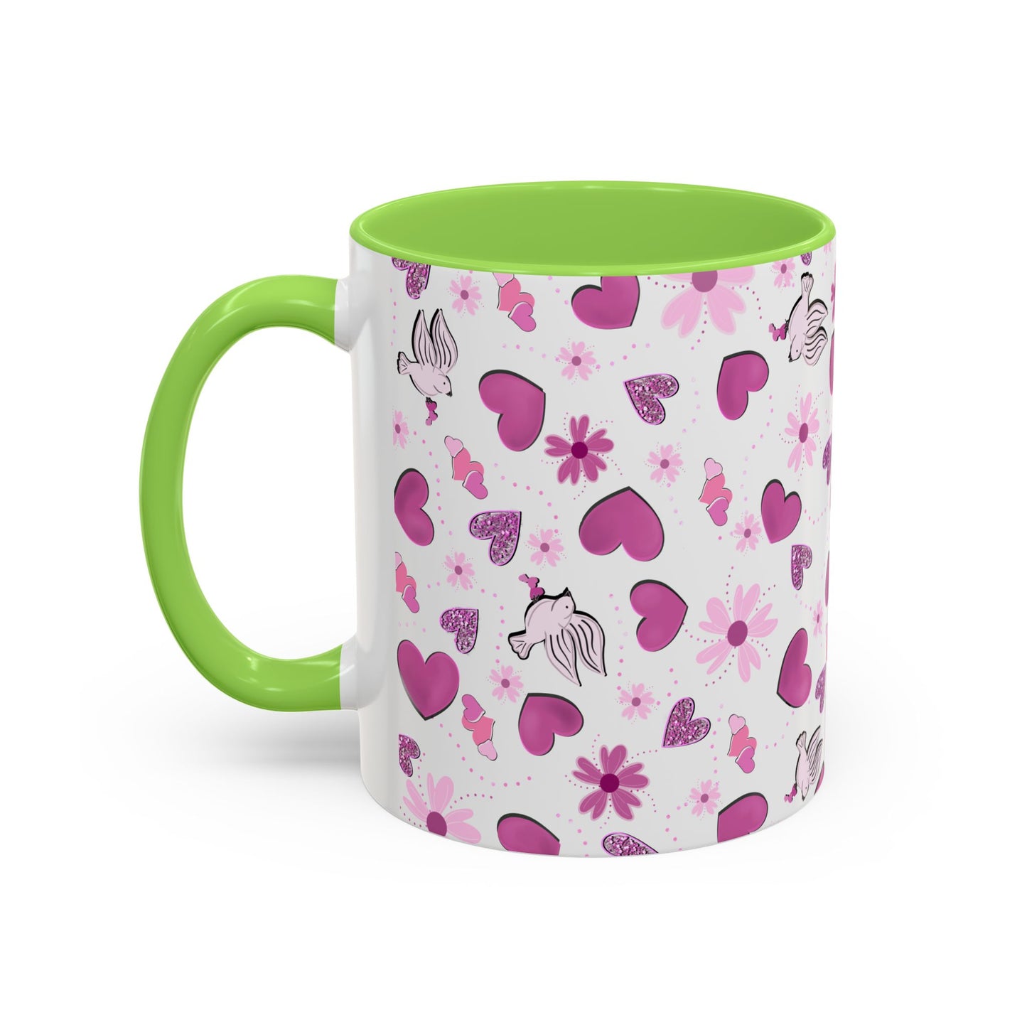 Colorful Valentine's Day Mug (11oz, 15oz)