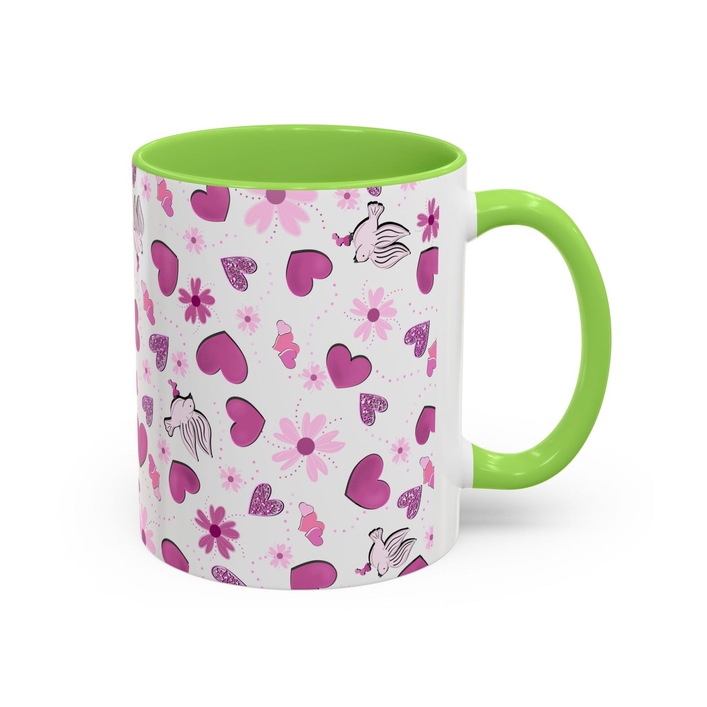 Colorful Valentine's Day Mug (11oz, 15oz)