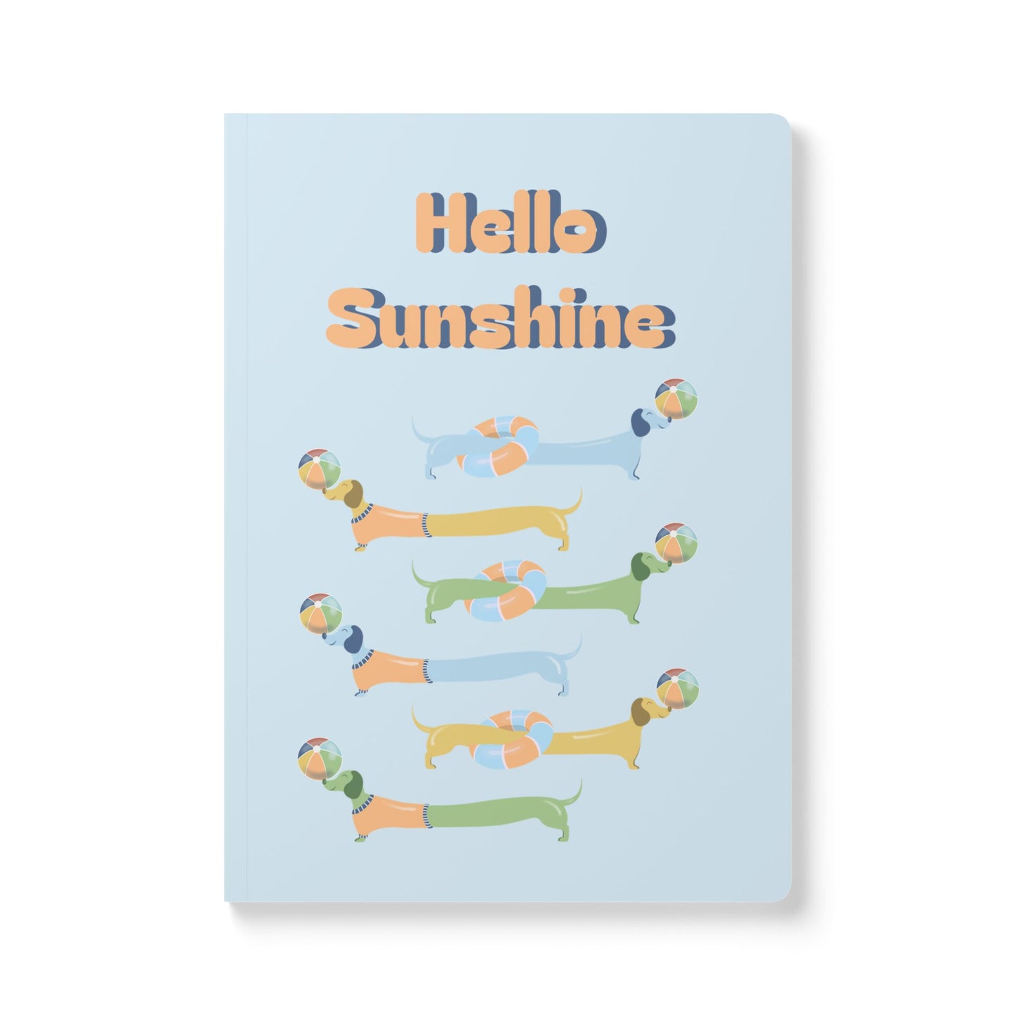Hello Sunshine Softcover Journal- Doxie