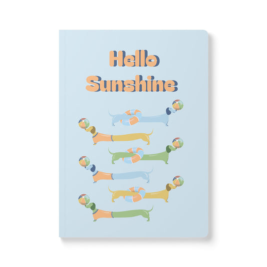 Hello Sunshine Softcover Journal- Doxie