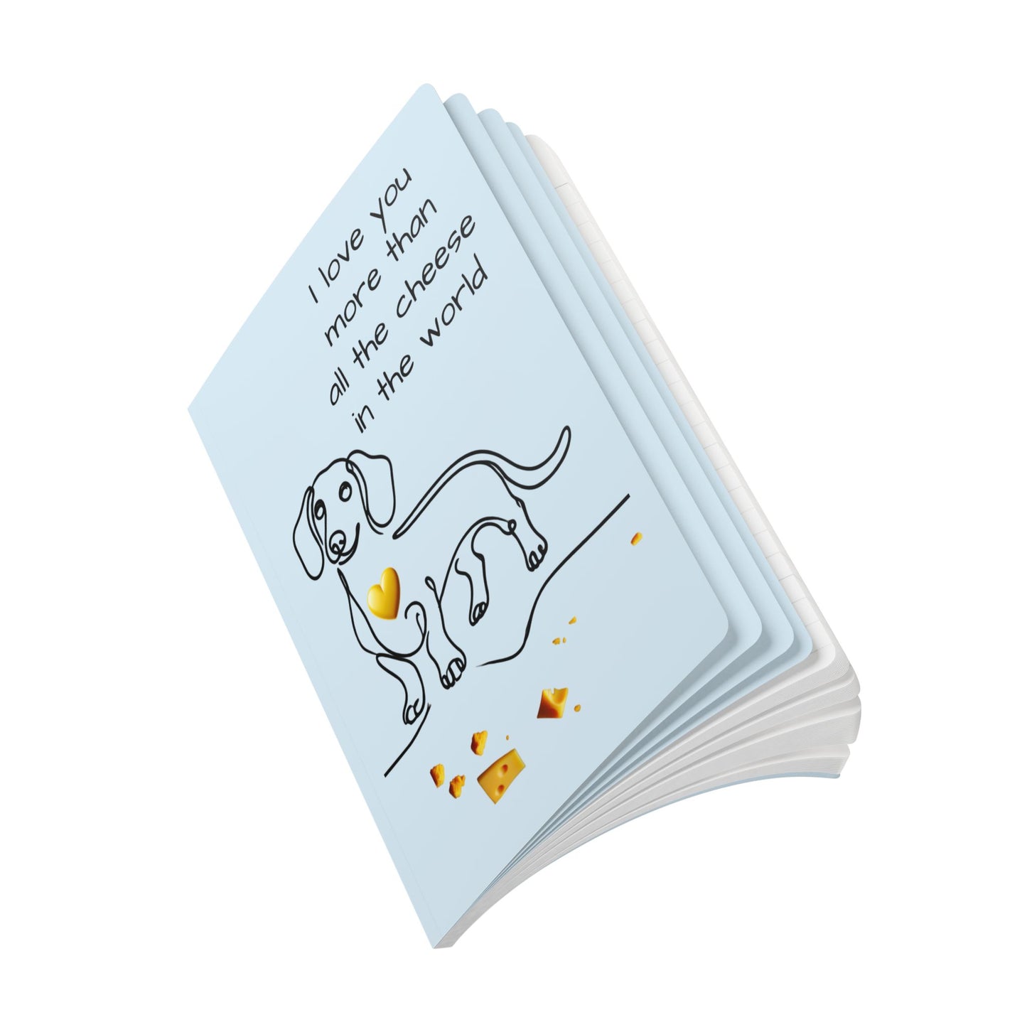 Love You More than Cheese Softcover Journal