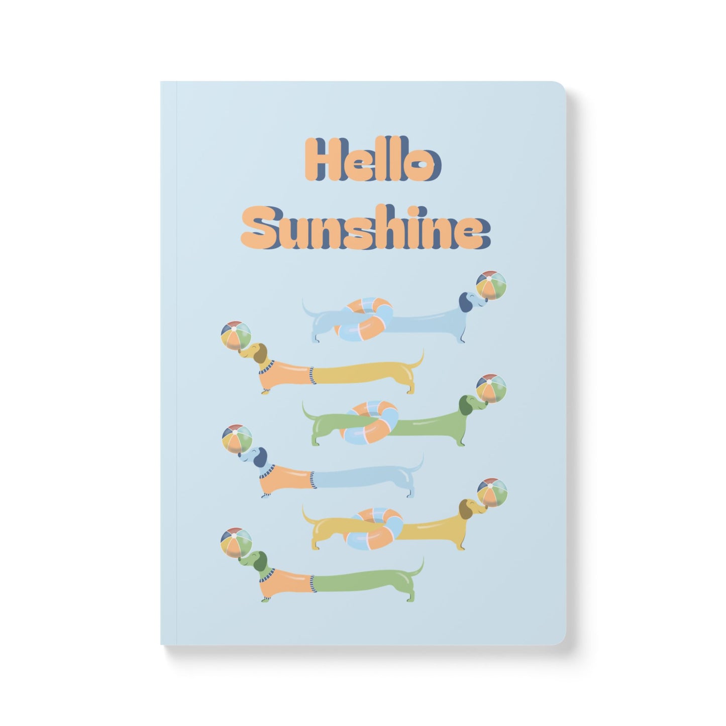 Hello Sunshine Softcover Journal- Doxie