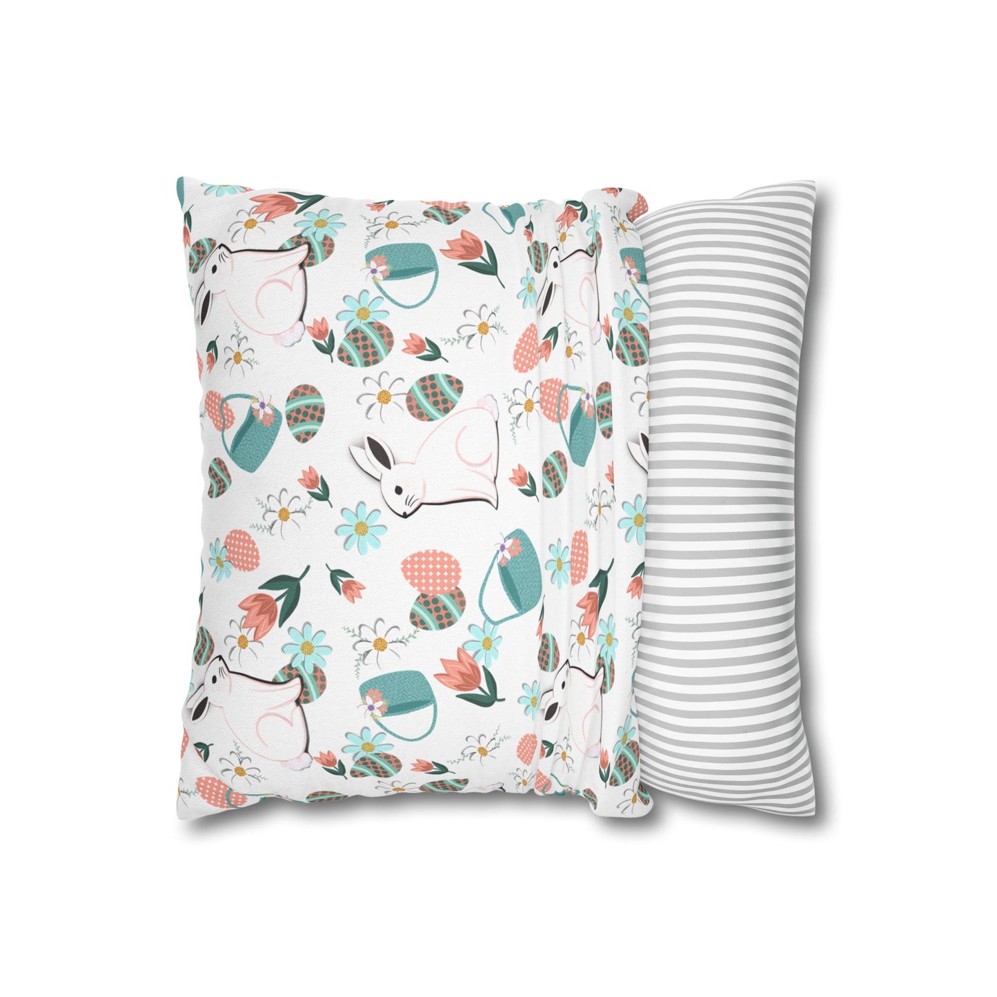 Easter Bunny Pillowcase Cover