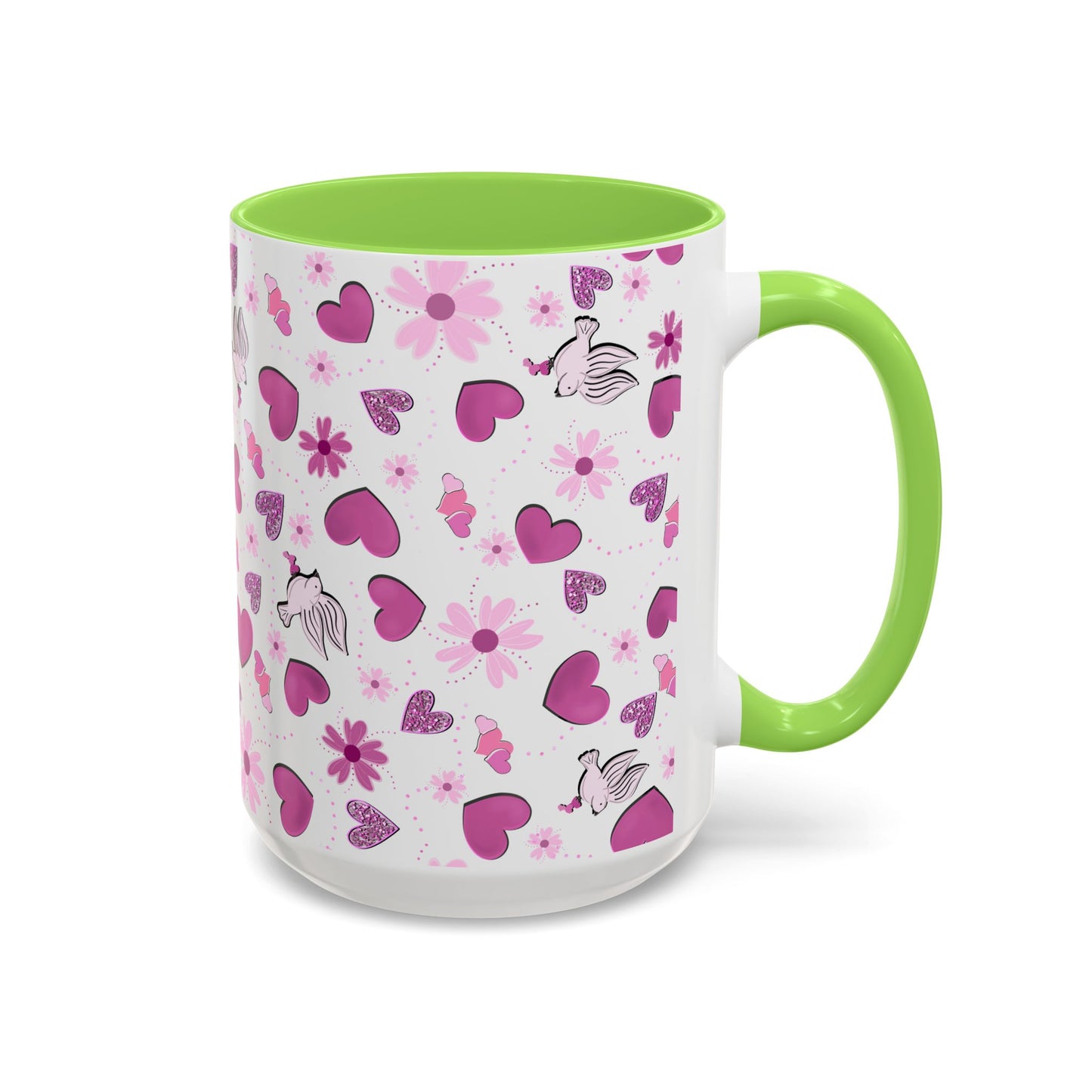 Colorful Valentine's Day Mug (11oz, 15oz)