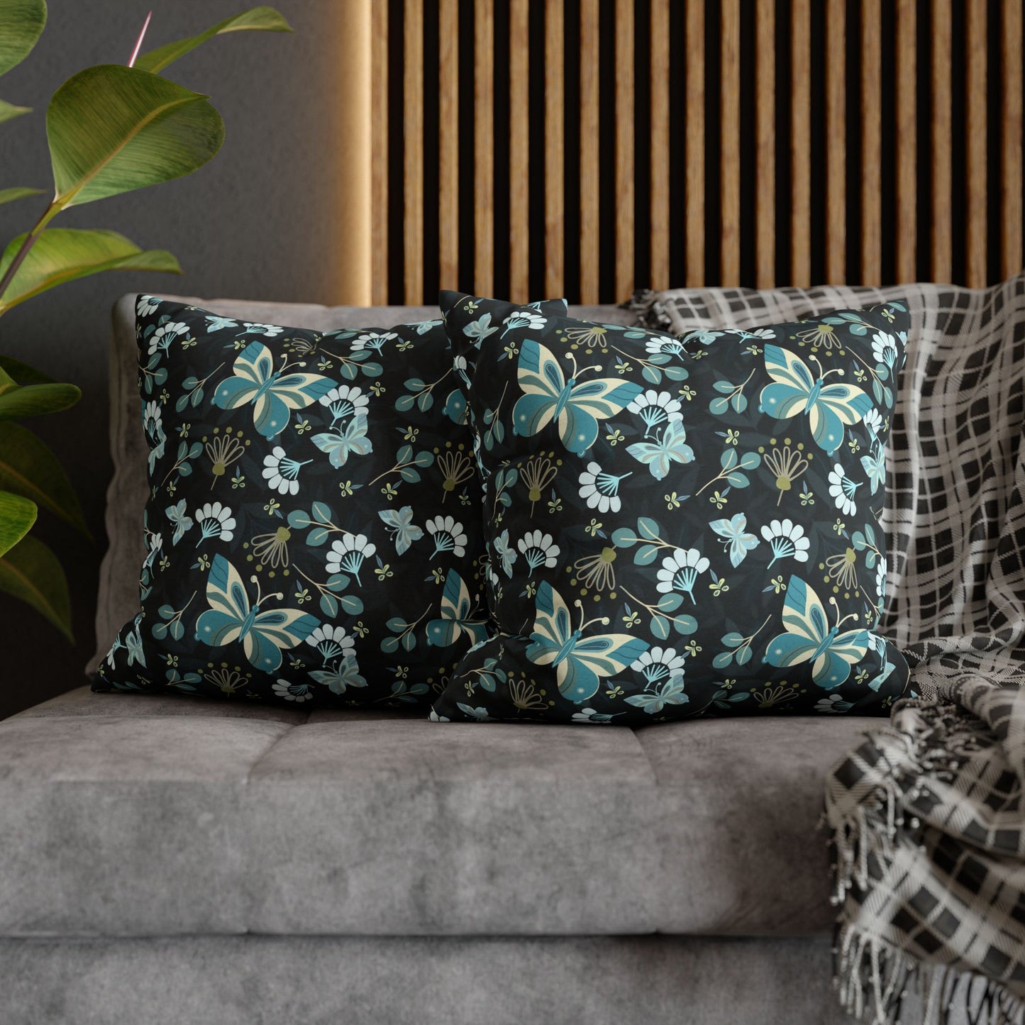Butterfly Pillowcase – Nature Inspired Home Decor | Whimsical Butterfly Pillow Cover