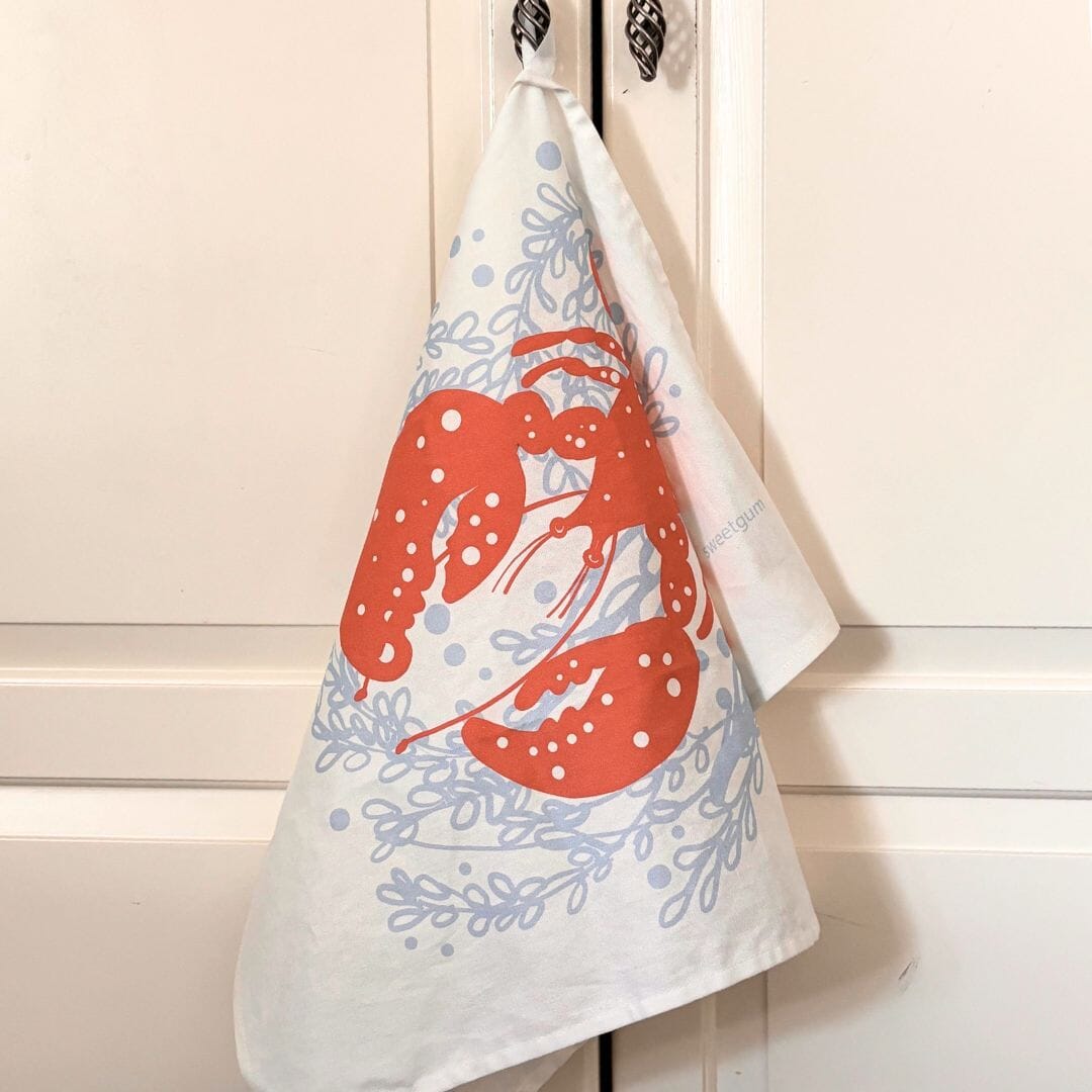 Maine Lobster Tea Towel | Nantucket Red