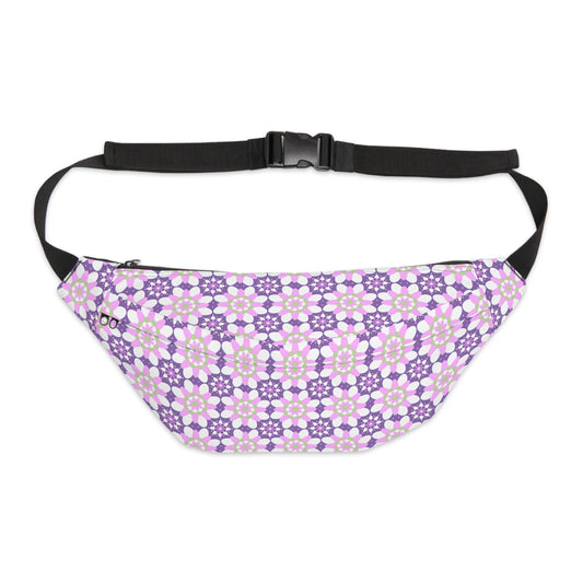 Pink Green & Purple Belt Bag, Fanny Pack, Sling Pack
