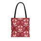 Red Hearts Tote Bag