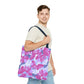 Beautiful Floral Tote Bag in Purple