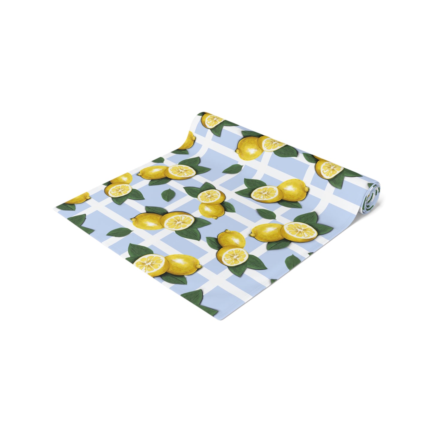 Lemonade Delight Table Runner - Vibrant Cotton/Poly Home Décor for Summer Gatherings