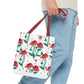 Valentines Day Floral Tote Bag