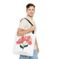 Hello Beautiful Floral Tote Bag