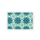 Blue and Green Floral Greeting Cards