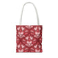 Red Hearts Tote Bag
