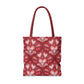 Red Hearts Tote Bag