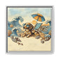 Dachshund on the Beach Wall Art