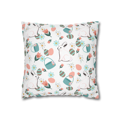 Easter Bunny Pillowcase Cover
