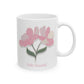 Pink Flowers Hello Beautiful Ceramic Mug (11oz, 15oz)