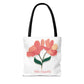 Hello Beautiful Floral Tote Bag