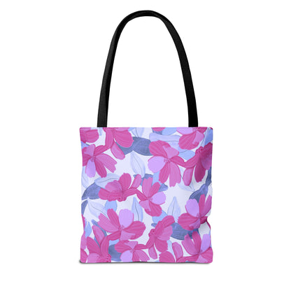 Beautiful Floral Tote Bag in Purple