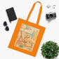 Retro Dachshund Cotton Tote Bag - Beach bag, shopping bag, Dachshund Mom Gift, Dachshund Lover, Doxie, Weeny Dog gift, Dog Mom Gift