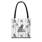 Birds and Flowers Tote Bag