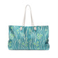 Teal Large Tote Bag