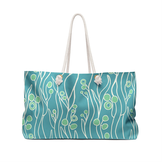 Teal Large Tote Bag